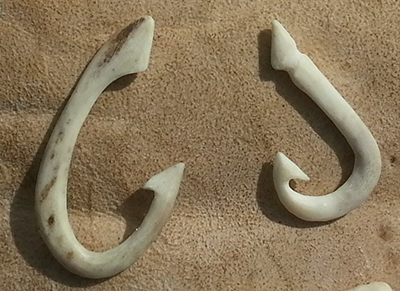 Bone fishing hook